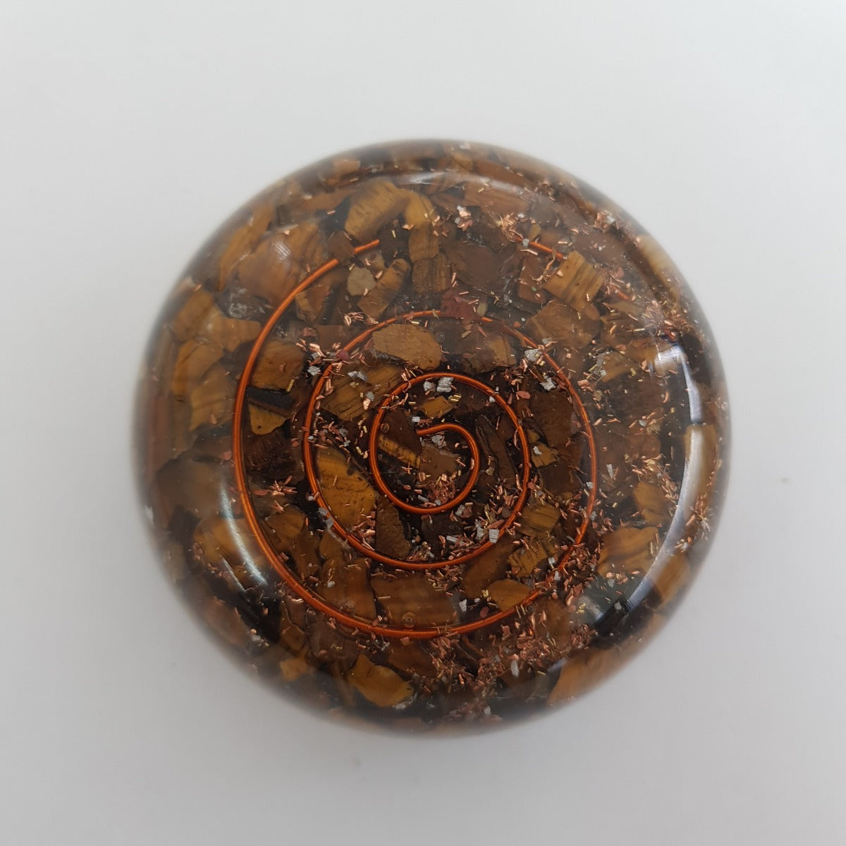 Orgonite Dome - Tigers Eye Orgonite Dome - Tigers Eye